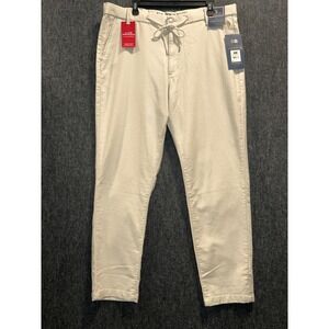US Polo Assn Comfort Waist Chino Mens XL Adobe Sand NWT Luxe Performance Stretch